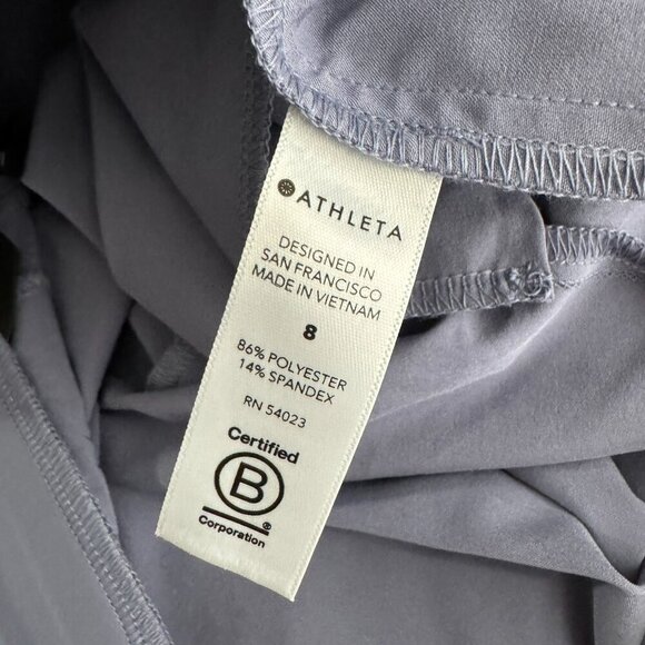 Athleta Venture‎ Bermuda Shorts Size 8 Tempest Violet Workout Running SS-1734 - Picture 8 of 9